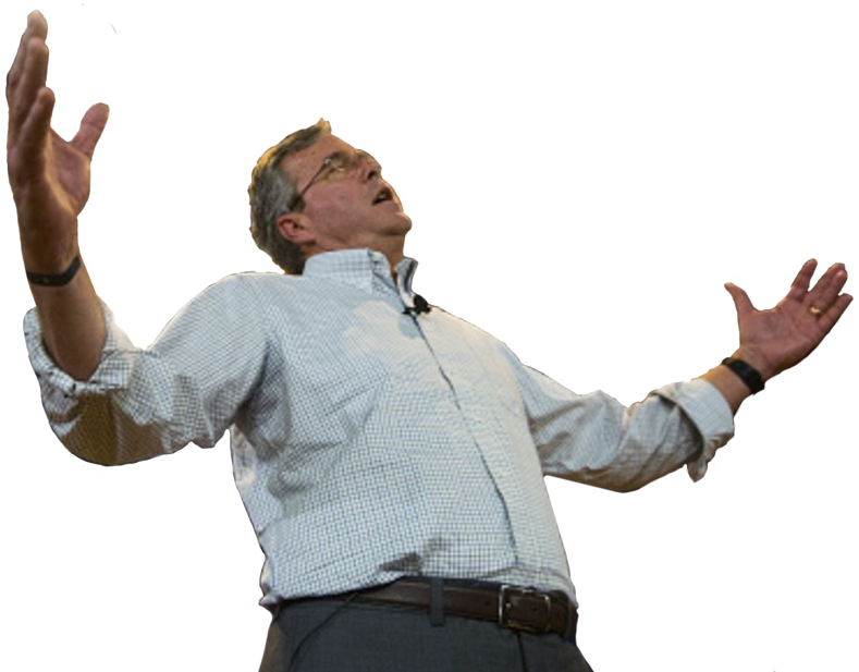 Jeb! Celebrating Flawless Victory